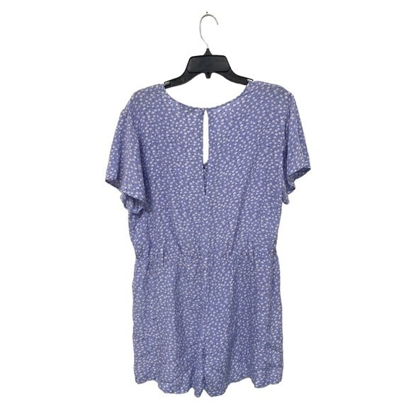 NWOT Rails | Sophia Sky Blue Daisies Button Up Romper NO BELT L - Picture 7 of 14